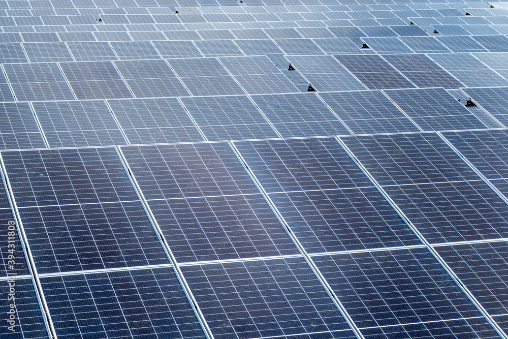 Photovoltaic modules of huge solar panels energy concept in Brazil Photovoltaic modules of huge solar panels energy concept in Brazil