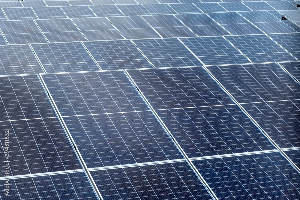 Photovoltaic modules of huge solar panels energy concept in Brazil Photovoltaic modules of huge solar panels energy concept in Brazil