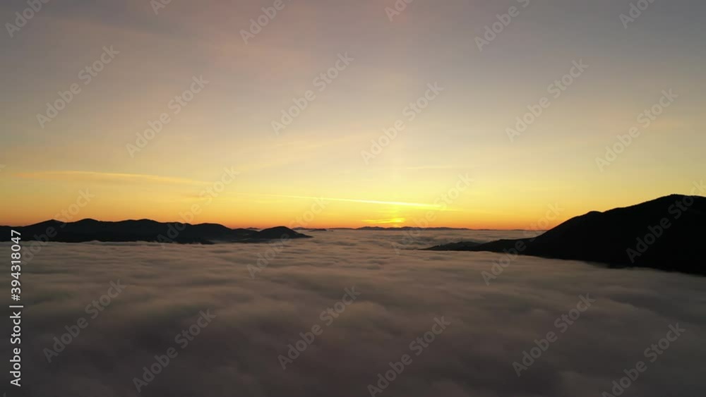 Yellow blue orange morning sky sunrise. Panorama. Yellow blue orange morning sky sunrise. Panorama.