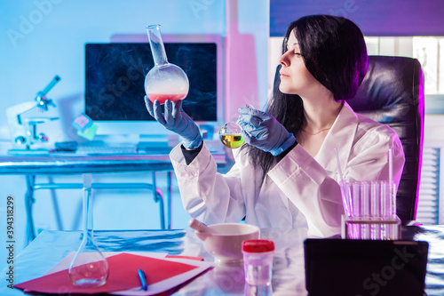 The girl from the chemistry...