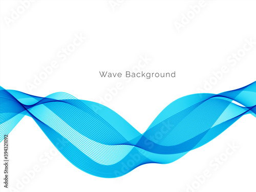 Modern decorative wave stylish dynamic background