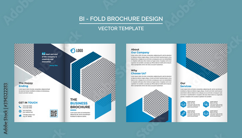 Bifold Brochure Design Template for your Company, Corporate, Business, Advertising, Marketing, Agency, and Internet business.
