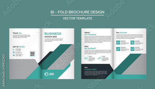 Bifold Brochure Design Template for your Company, Corporate, Business, Advertising, Marketing, Agency, and Internet business.
 photo