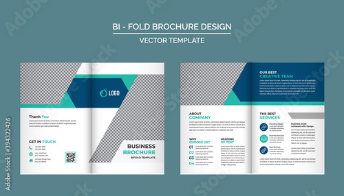 Bifold Brochure Design Template for your Company, Corporate, Business, Advertising, Marketing, Agency, and Internet business.
