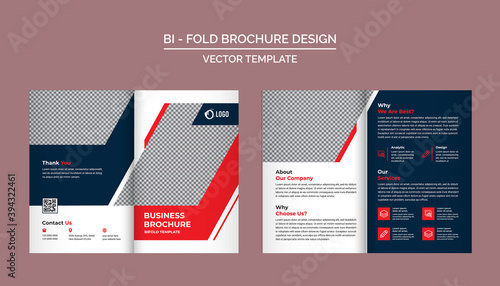 Bifold Brochure Design Template for your Company, Corporate, Business, Advertising, Marketing, Agency, and Internet business.
