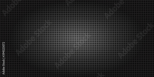 Modern dark carbon fiber grid background.