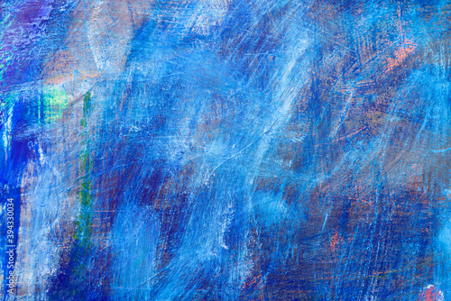 Detail of artistic abstract oil painted background. Acrylic painting on canvas.