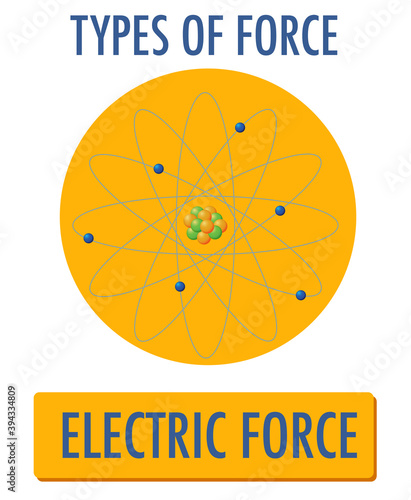 Electric Force logo icon isolated on white background