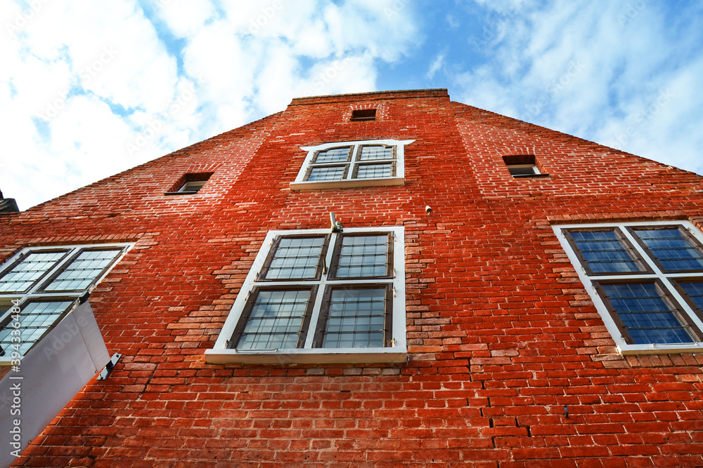 Traditional architecture in Dutch Quarter (Hollandisches Viertel) in Potsdam, Germany, Europe.