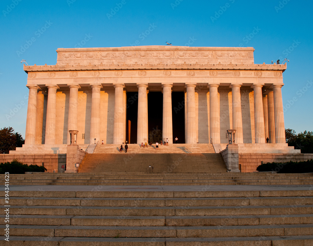Fototapeta premium Abraham Lincoln Memorial, Washington DC, USA