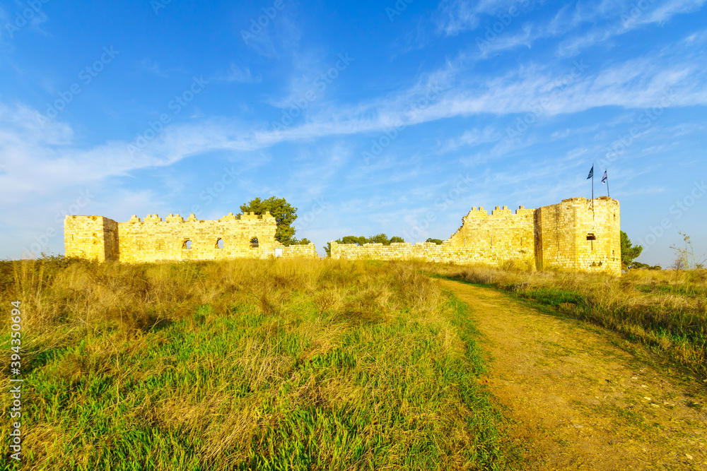 Antipatris Fort (Binar Bashi), in Yarkon (Tel Afek) National Park