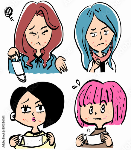 マスクトラブルと女性