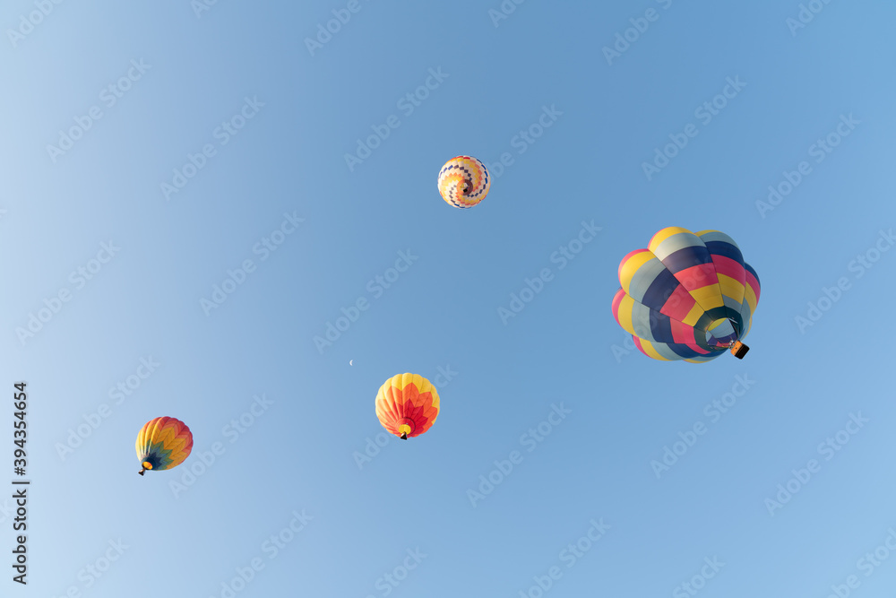 Fototapeta premium hot air balloon in flight