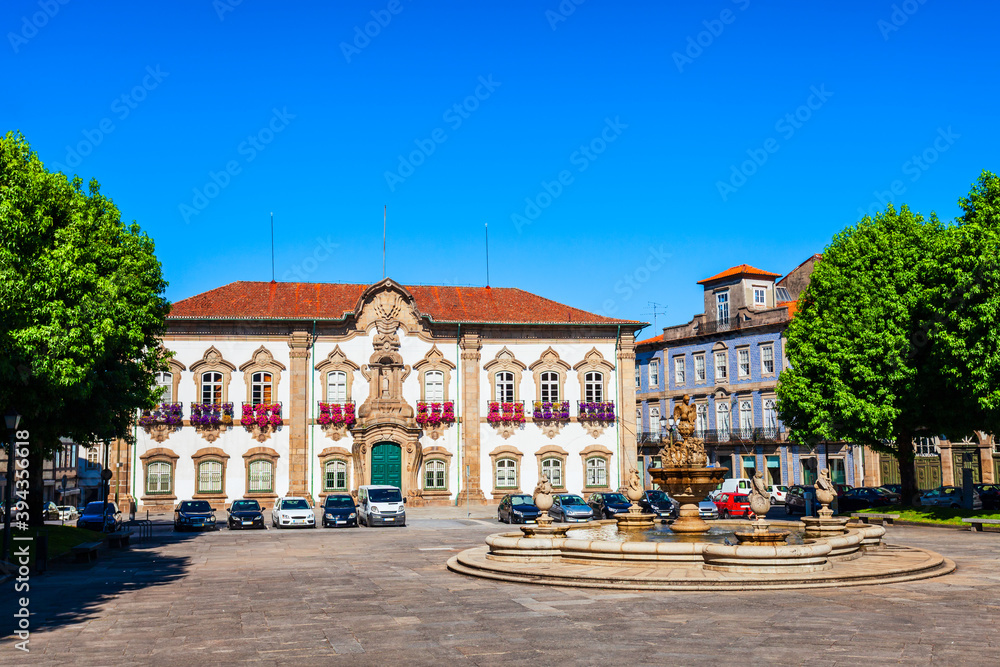 Municipal City Hall in Braga, Portugal