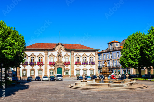 Municipal City Hall in Braga, Portugal © saiko3p