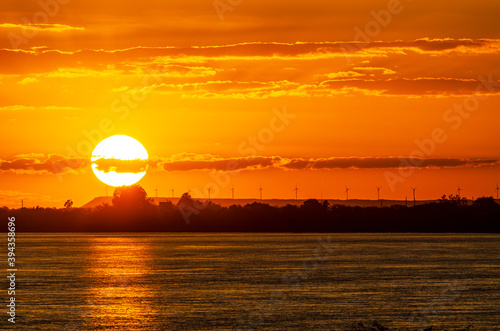 sunset over the São Francisco River © Marden