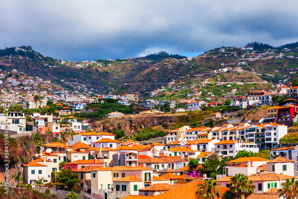 Camara Lobos town in Madeira, Portugal