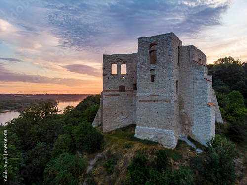 The ruins of the castle in Kazimierz Dolny