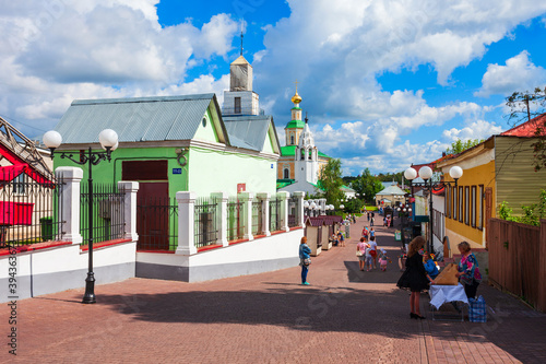 Spasskaya pedestrian street in Vladimir, Russia photo