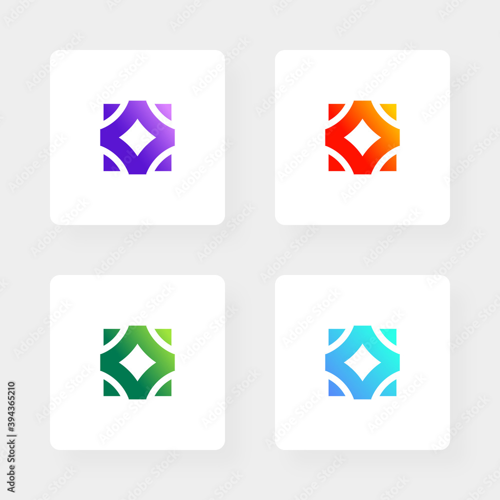 Abstract logos collection.Geometrical abstract logos Abstract logos collection.Geometrical abstract logos