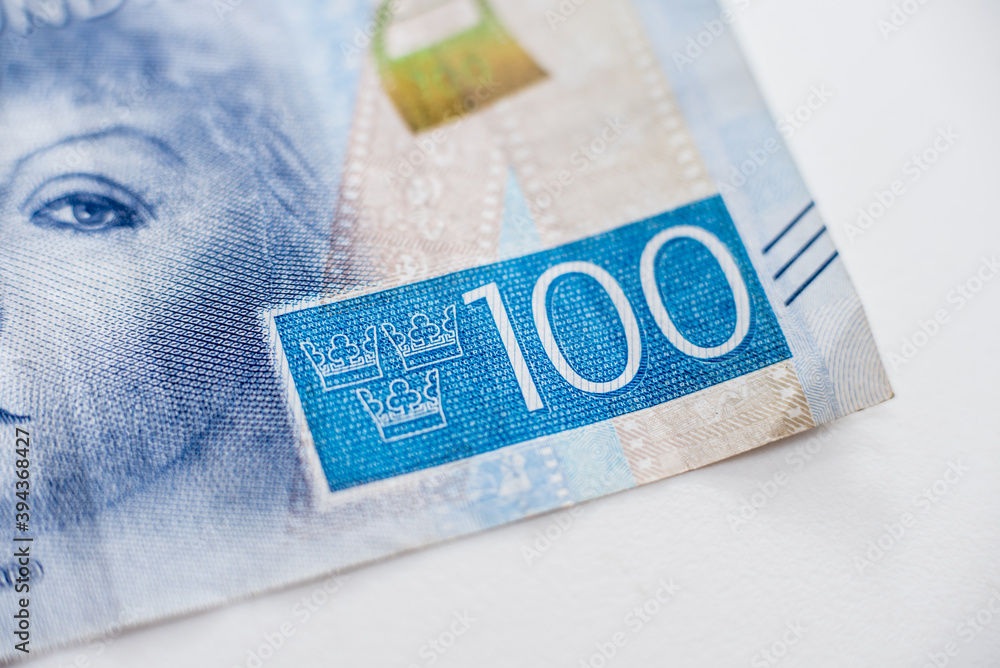 Obraz premium World money collection. Fragments of Sweden money