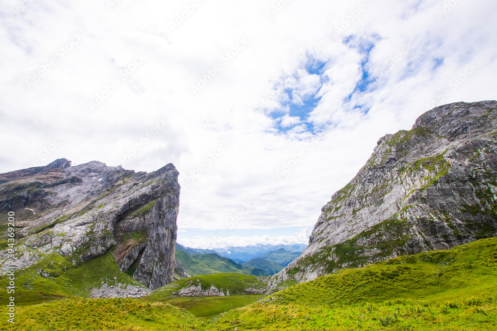 mountain landscape (austrian alps - lünersee/schweizer Tor)