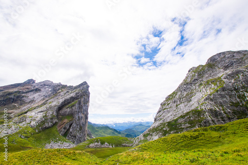mountain landscape (austrian alps - lünersee/schweizer Tor)