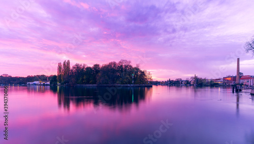 Φωτογραφία Sonnenuntergang in Friedrichshagen, am Müggelsee