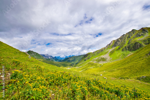 landscape with sky (austrian alps - lünersee/schweizer Tor)