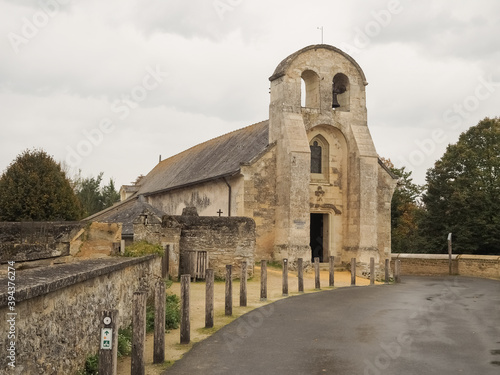 Louresse-Rochemenier. Sainte-Madeleine-et-Saint-Jean de Rochemenier Church
