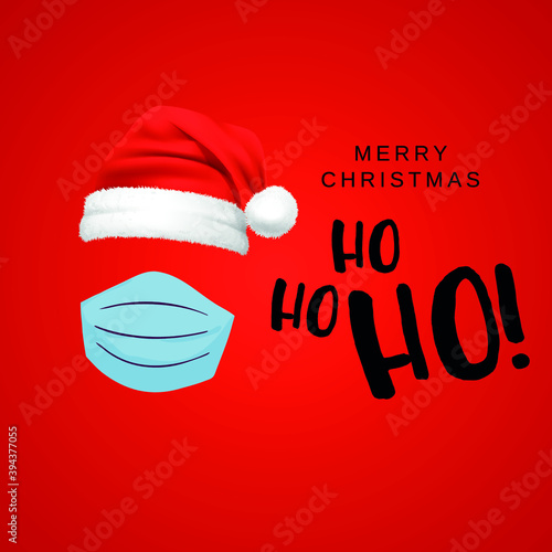 Merry christmas con mascherina