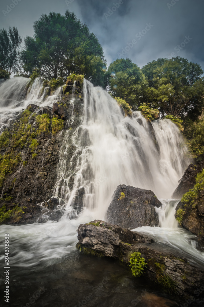 Fototapeta premium beautiful clean waterfall in Shake