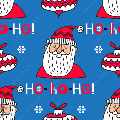 Christmas Santa pattern 2
