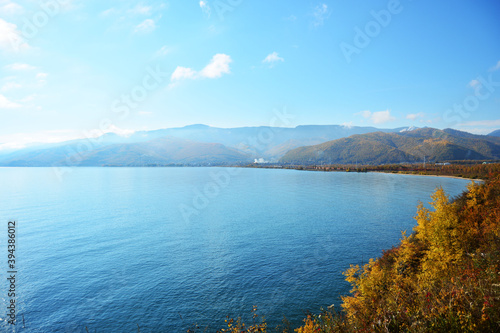 photo of the lake Baikal shore