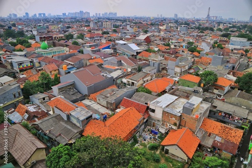 aerial view of the old town