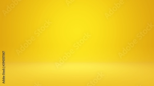 Wallpaper Mural 3d rendering of abstract yellow background Torontodigital.ca