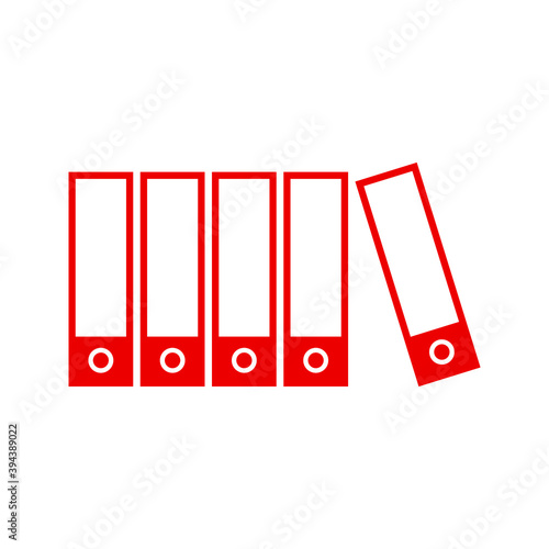 binders vector icon. archive icon.  vector illustration