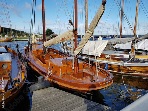 Zeesboot, Segelboot, Boddenlandschaft