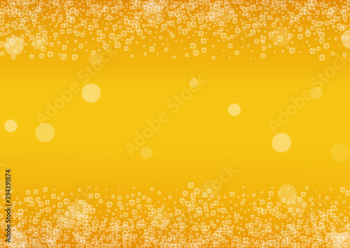 Splash beer. Background for craft lager. Oktoberfest foam.