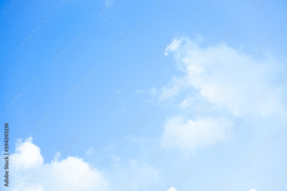 Fresh air with blue sky and clouds background with copy space for wallpaper or banner Fresh air with blue sky and clouds background with copy space for wallpaper or banner