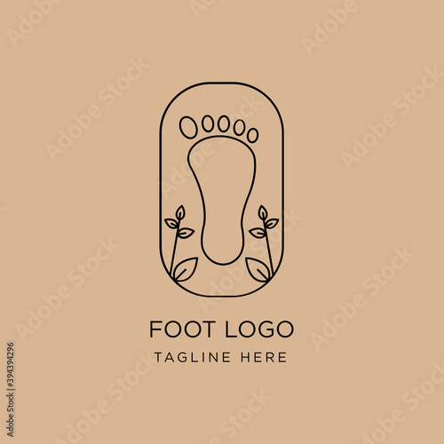 foot logo and icon vector illustration, best logo for company and business