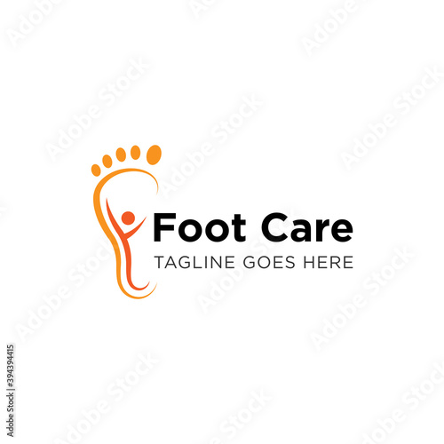 foot logo and icon vector illustration, best logo for company and business