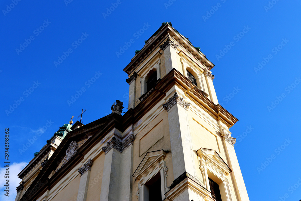 Church in Valtice - low angle view