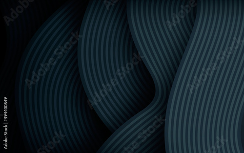 3D modern wave line abstract background