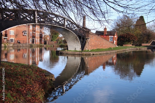 Coventry canal Sutton stop canal junction on the oxford canal waters  photo