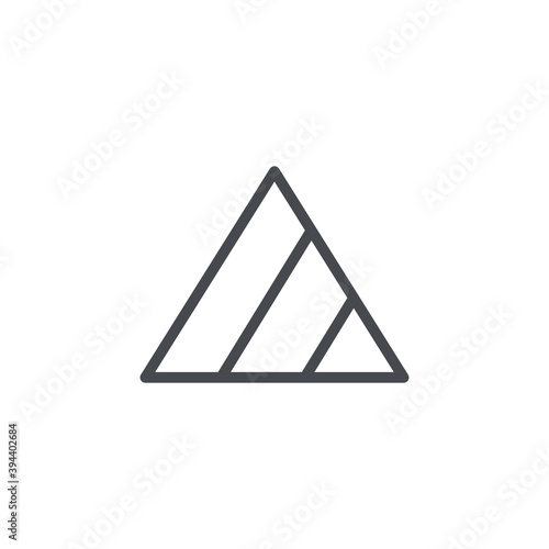 Non-chlorine bleach icon isolated on white background. Laundry symbol modern, simple, vector, icon for website design, mobile app, ui. Vector Illustration