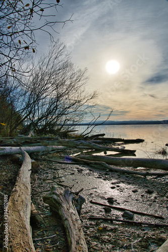 Ammersee Bayern Steg Panorama
