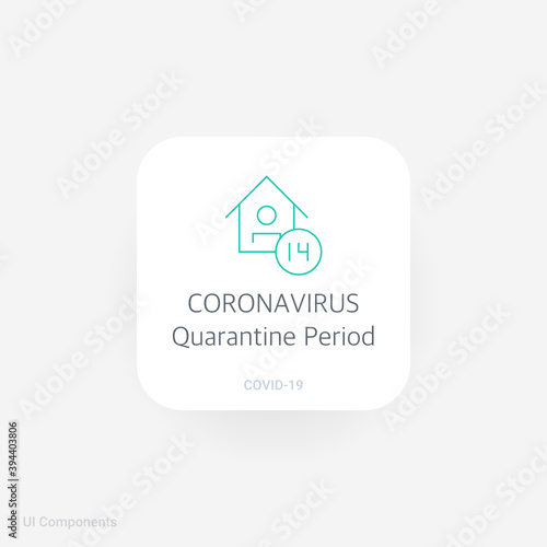 Coronavirus Quarantine Period, Refined COVID-19 medical function and information popover UI/UX design template.
Including Corona Virus safety measures and precaution warning sign.