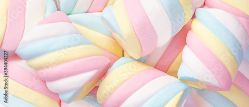 Tableau sur toile Marshmallow Pattern Background