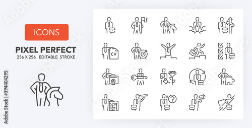career line icons 256 x 256